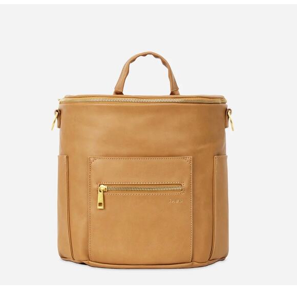 Fawn Design Mini Backpack Convertible Bag Tan - Picture 1 of 11